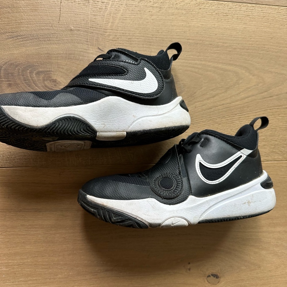 Nike Kids Black and White Athletic Sneakers